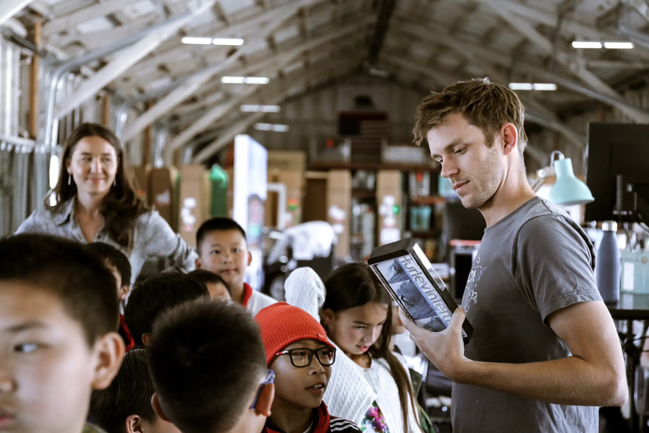 People participating in a community workshop