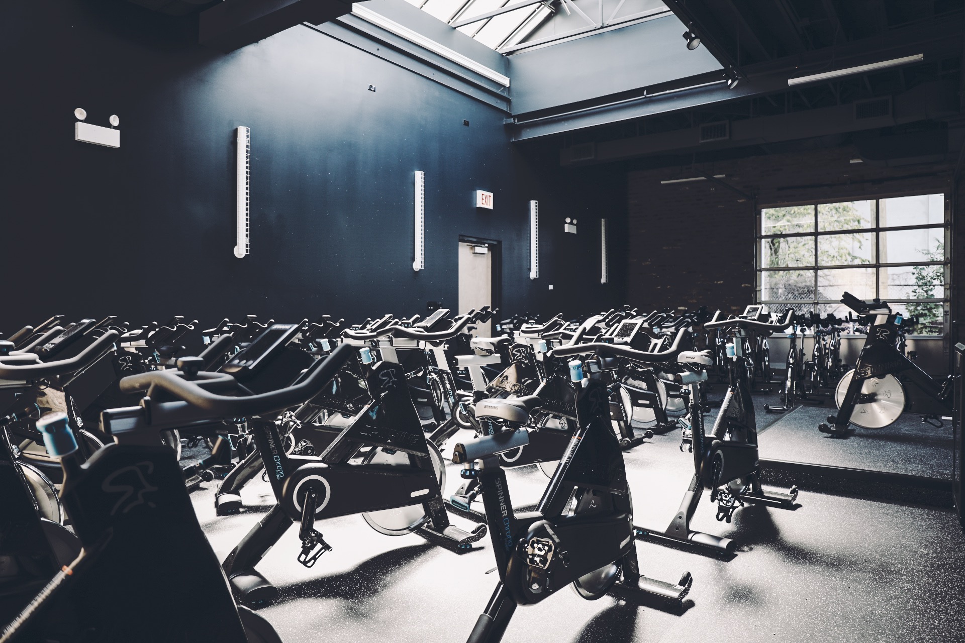 Spynergy cycling class in the Wicker Park studio